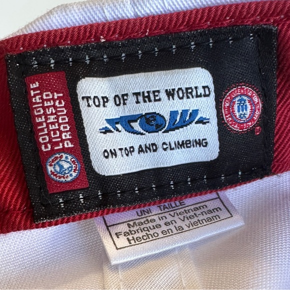 Top of the World USC TROJANS hat white red yellow embroidered one size fits all - Picture 14 of 14